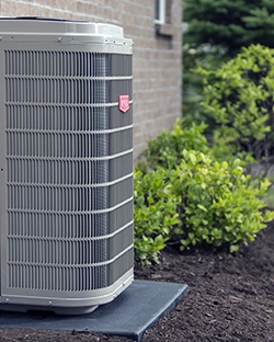 Side view of a Bryant Evolution© 18-19VS outdoor unit | Bennett Heating and Air LLC