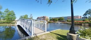View of a walk path bridge in Hattiesburg, Mississippi | Bennett Heating and Air LLC
