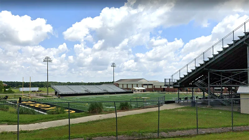 Photo of the Oak Grove Warriors football field in Oak Grove, MS | Bennett Heating and Air LLC