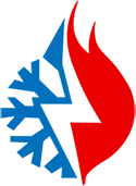Bennett Ice and Fire Logo | Bennett Heating and Air