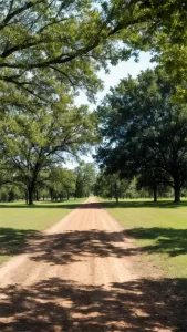 Country dirt road with plenty of shade trees | Columbia, MS | Furnace Repair | Bennett Heating & Air